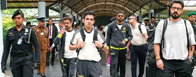 head coach gambhir takes charge as indian players hit the ground in pallekele