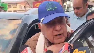 i m hopeful that govt of india will soon restore statehood to j k  farooq abdullah