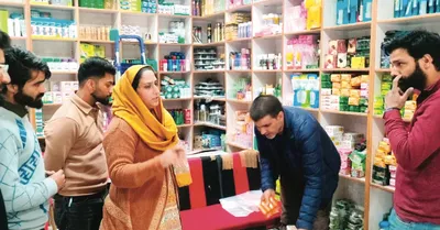 3 chemist shops sealed in anantnag for billing regulation violations