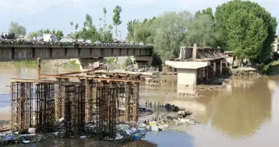 bandipora’s much awaited jhelum footbridge mired  in paperwork