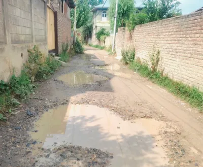 dilapidated road pesters mirabad residents