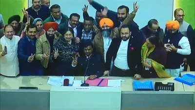 setback to india bloc  bjp retains mayor’s post in chandigarh