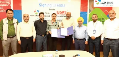 j k bank signs mou with rcj auto forge pvt ltd to offer easy financing for e vehicles