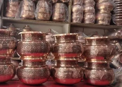 conjugation of kashmiri copperware with food and health