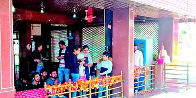 devotees throng kheer bhawani temple on navratra