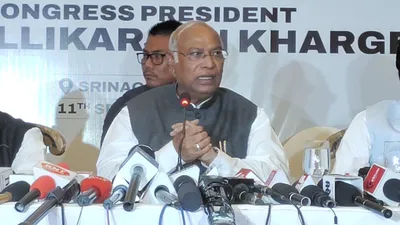 congress  india bloc to ensure j k gets statehood back  mallikarjun kharge