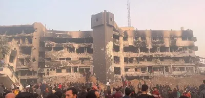 israel  gaza conflict   al shifa hospital lies in ruins after israeli raid