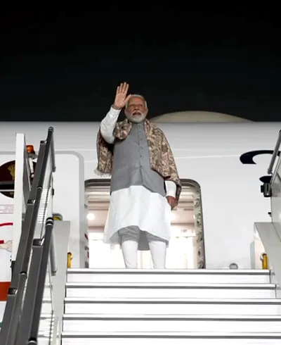 pm modi departs for russia to attend 16th brics summit