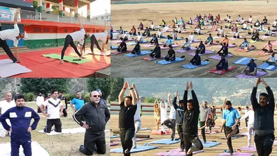 10th international yoga day  rehearsal held in doda  bhaderwah