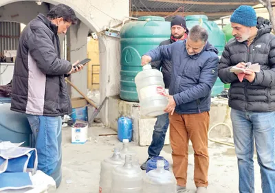 authorities raid illegal mineral water plant at natipora