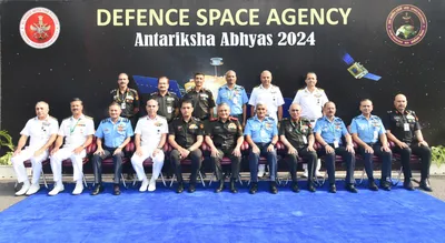 defence space agency successfully conducts first space focused exercise