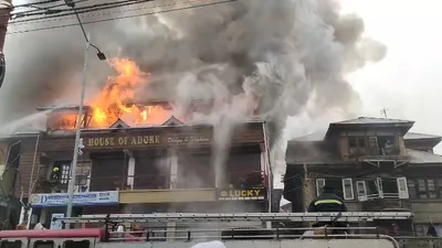 building gutted at bohri kadal