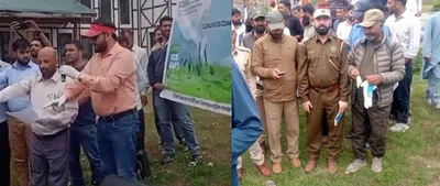 cleanliness  plantation drive conducted in sonmarg