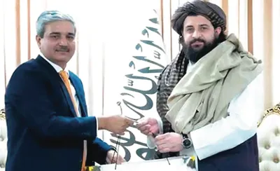 india holds first ever meeting with taliban defence minister