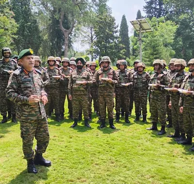 army chief conducts maiden visit to loc  reviews security situation