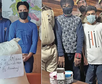 4 drug peddlers arrested in pulwama  anantnag