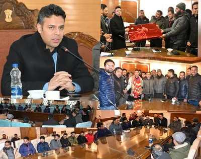 bandipora  kulgam dcs accorded warm farewell