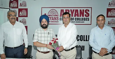 aryans group of colleges organises blood donation camp