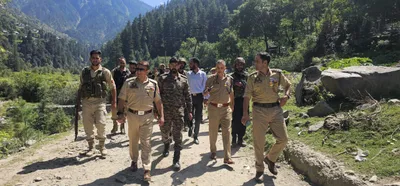 security reviewed in forward areas in keran