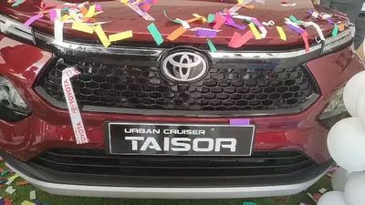 toyota launches urban cruiser  taisor  at autowings toyota in srinagar
