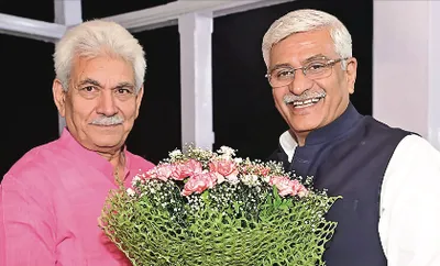 union minister calls on lg manoj sinha