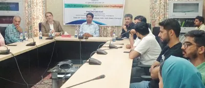 cuk holds lecture on ‘viksit bharat   2047  prospect and challenges’