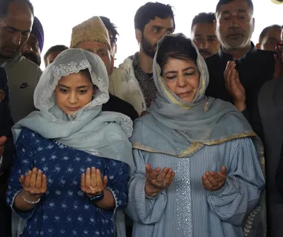 mehbooba s daughter makes an  iltija  in gojri language  urges tribals to stay united