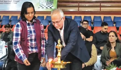 all india zonal chess  carrom tournament begins in srinagar