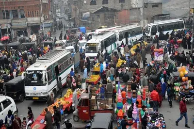 public transport goes off road during evening hours in kangan