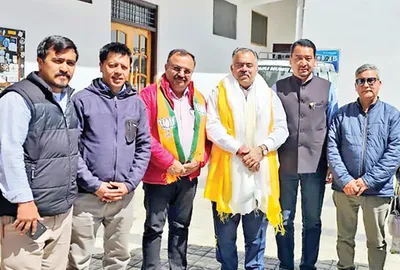 ladakh witnessed rapid development during pm modi led govt  tarun chugh