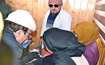 polio drops given to thousands of children in kargil district