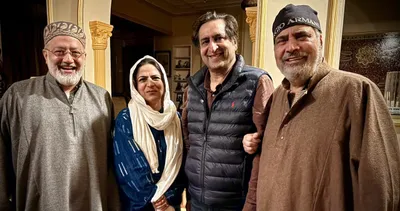 sajad lone meet muzaffar baig  safina to seek support in ls polls