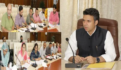 dc srinagar chairs meeting to finalise district skill plan