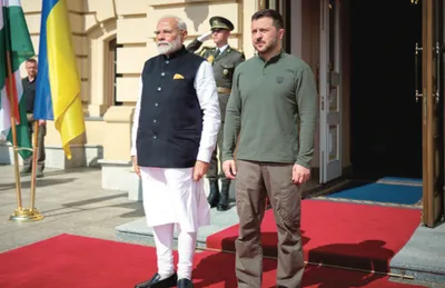 pm modi invites ukraine president to india  zelensky accepts