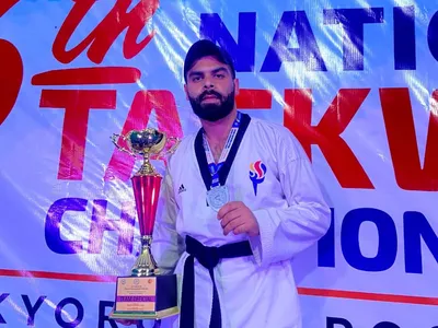 srinagar boy bags silver at 6th national taekwondo championship in odhisa