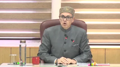 cm omar holds review meeting of estates department in jammu