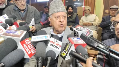 take immediate action to address severe water shortage problem  dr farooq abdullah