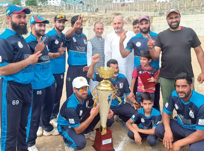 syedpora sports club triumphs in khimber knockout t 20 cricket tournament