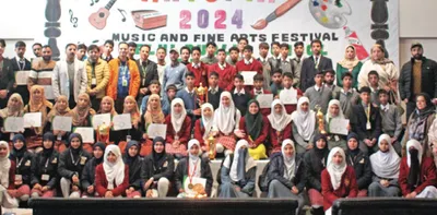 workshop on visual  performing art held at dps budgam