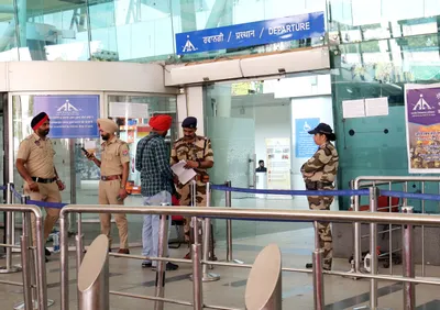 flight services disrupted for 3 hours at amritsar airport after drone like objects spotted