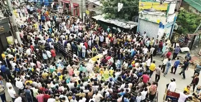 massive protest over youth’s death in katra