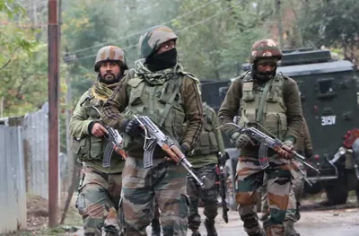 firing between security forces   terrorists in j k s poonch