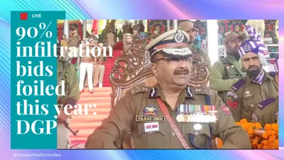 video   90  infiltration bids foiled this year  dgp