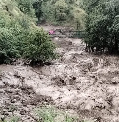 mother children trio feared washed away in ramban cloudburst  rescue ops on