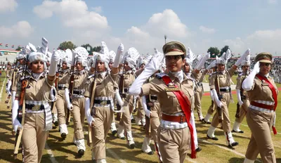 in pictures  independence day celebrations at bakshi stadium in srinagar