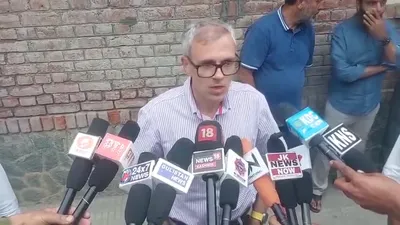 people should support aip if they want bjp govt in j k  says omar as er rashid gets bail