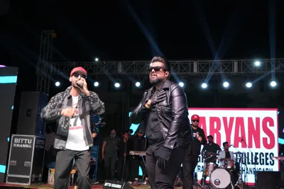 punjabi actor  renowned singers perform at aryans