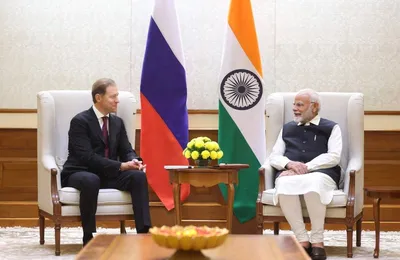 russian deputy pm calls on pm modi