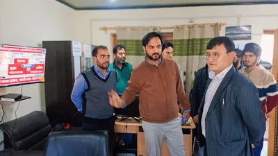 mcmc  media center  election control room inspected in baramulla