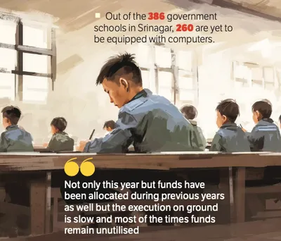 67  government schools without computers in srinagar